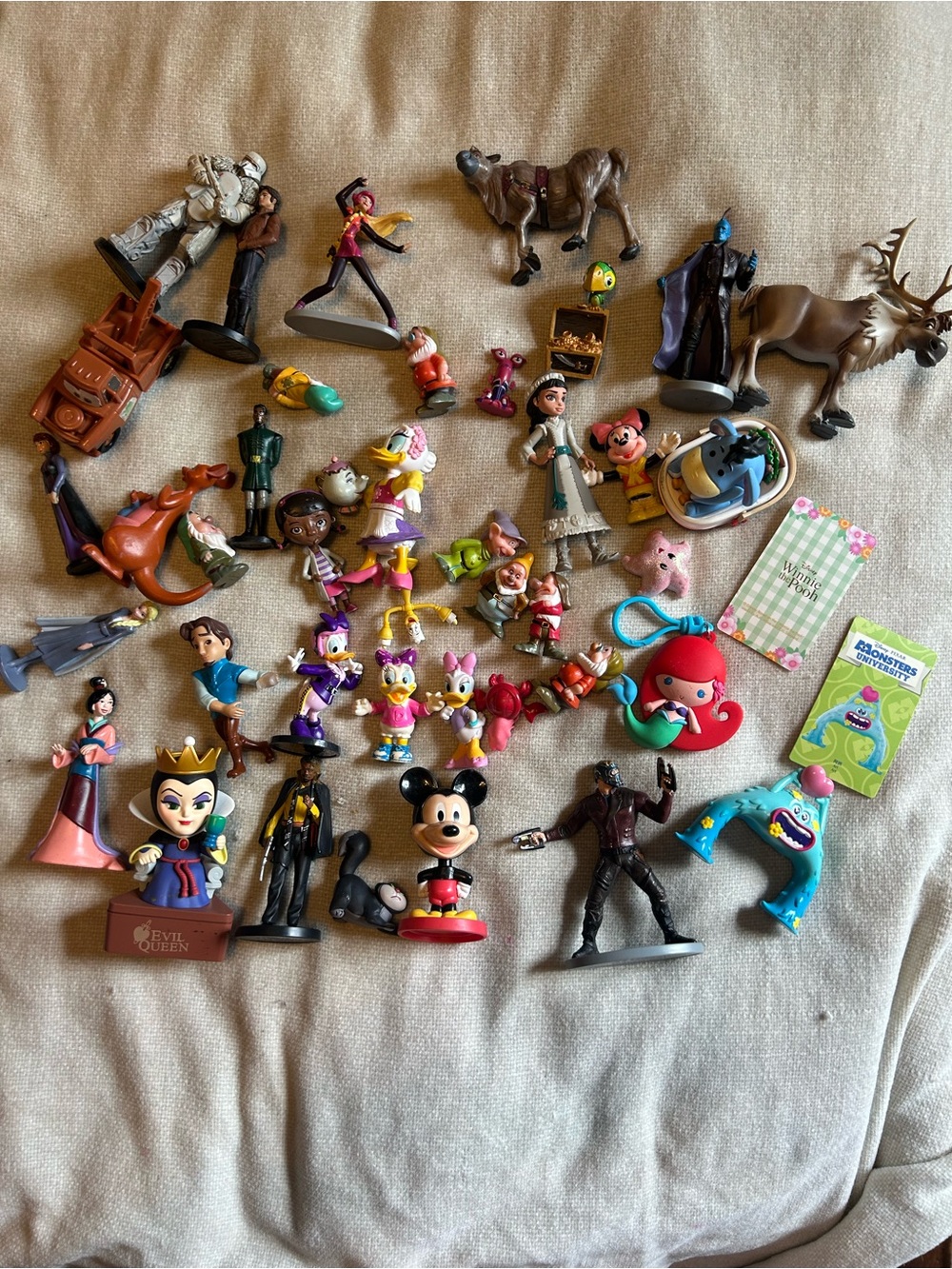 Large lot of Disney toys